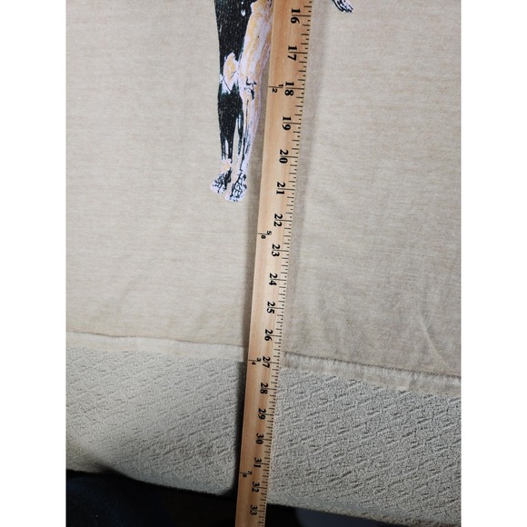 Nirvana T-Shirt Graphic Tee Unisex S Beige Cotton 100 Short Sleeve Round Neck - Picture 4 of 8